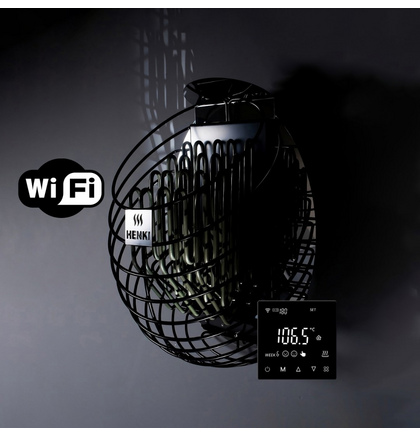 Печь для сауны HENKI Nest 6.0 кВт чёрная