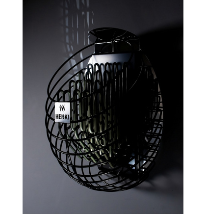 Печь для сауны HENKI Nest 10.0 кВт чёрная, Без пульта