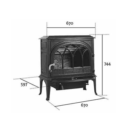Печь-камин JOTUL F 400 SD BP