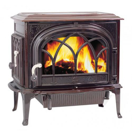 Печь-камин JOTUL F 500 CB BRM коричневая майолика